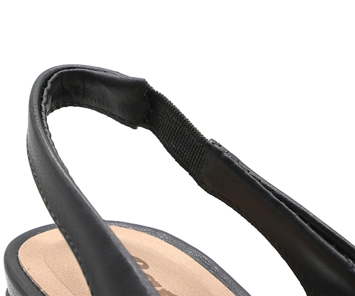br classic block heel black slingback stilletos