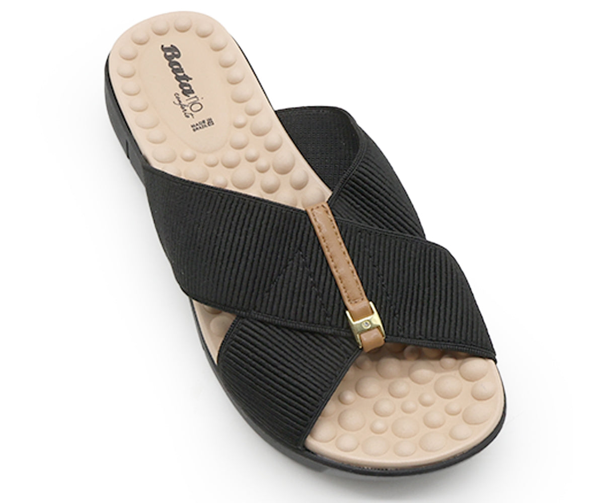 br reflex tech black knit slides