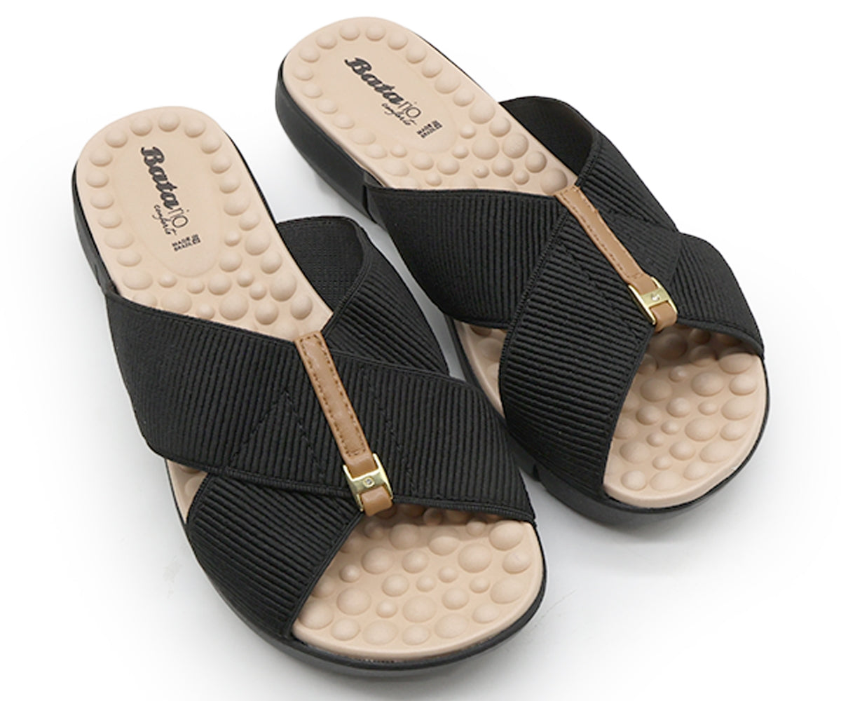 br reflex tech black knit slides