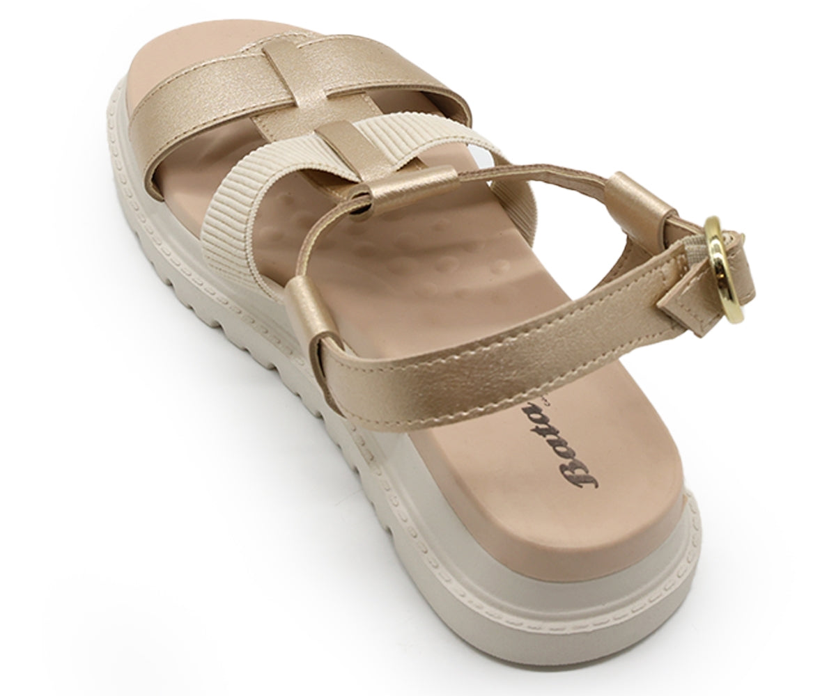 br gold gladiator sandal