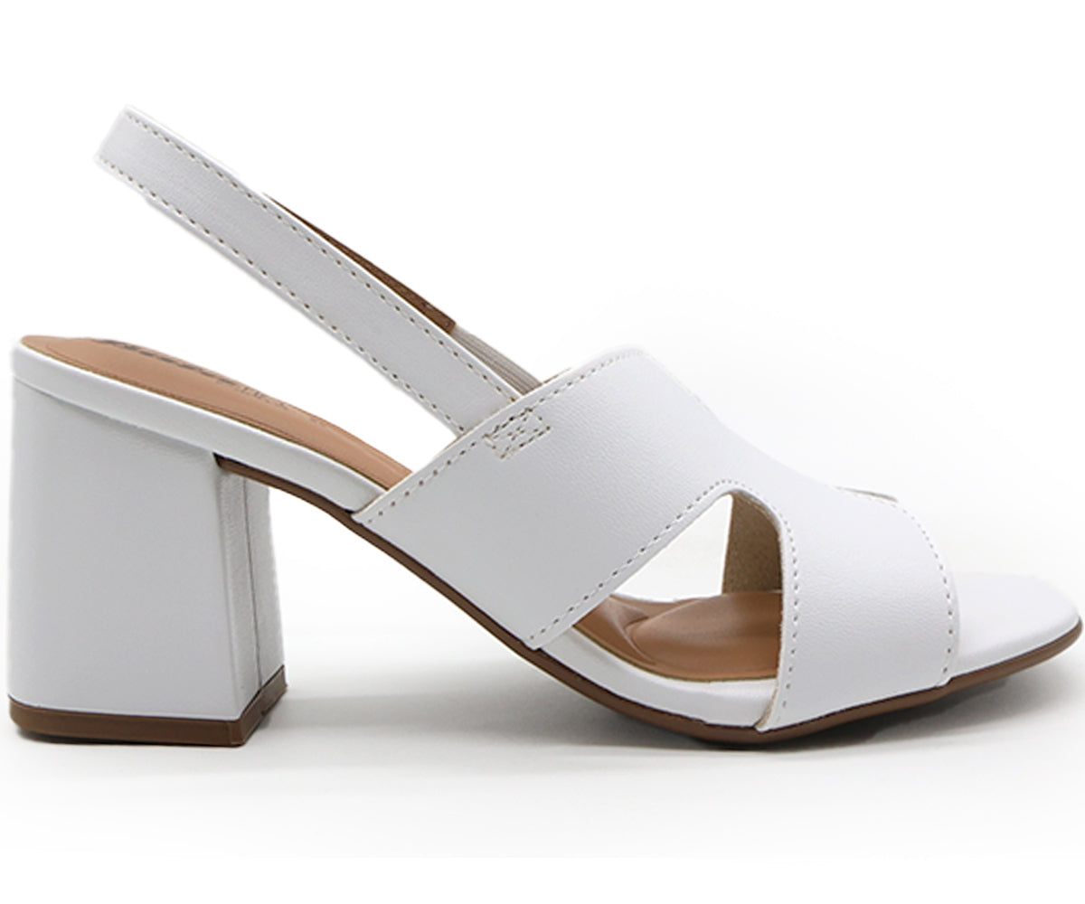 BR White Cutout Sandal