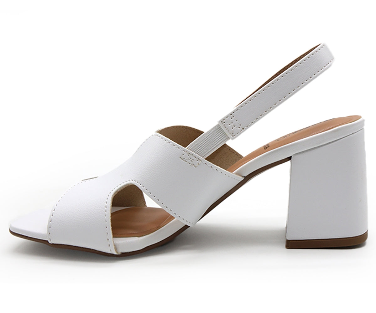 BR White Cutout Sandal