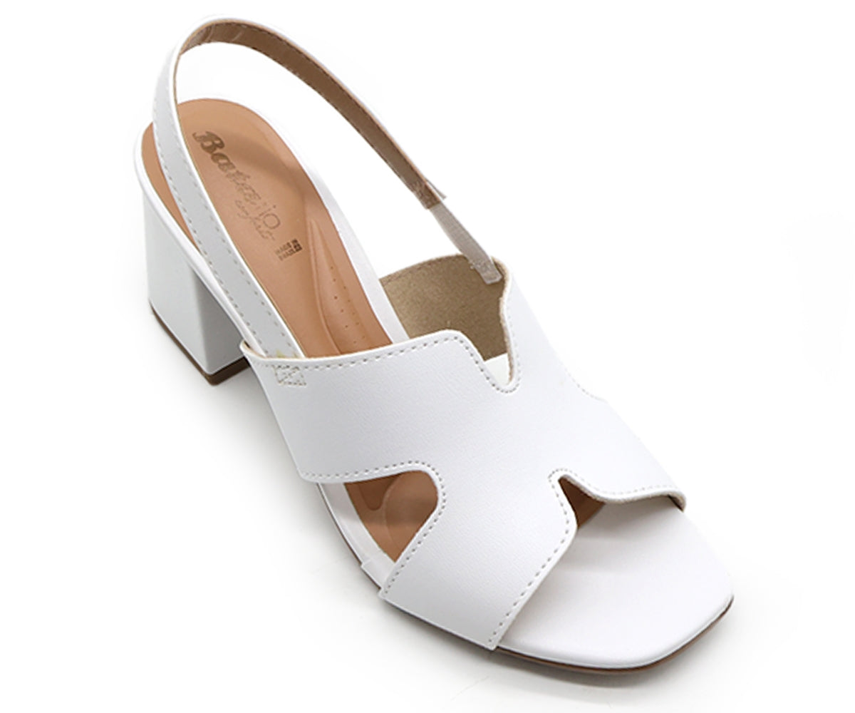 BR White Cutout Sandal