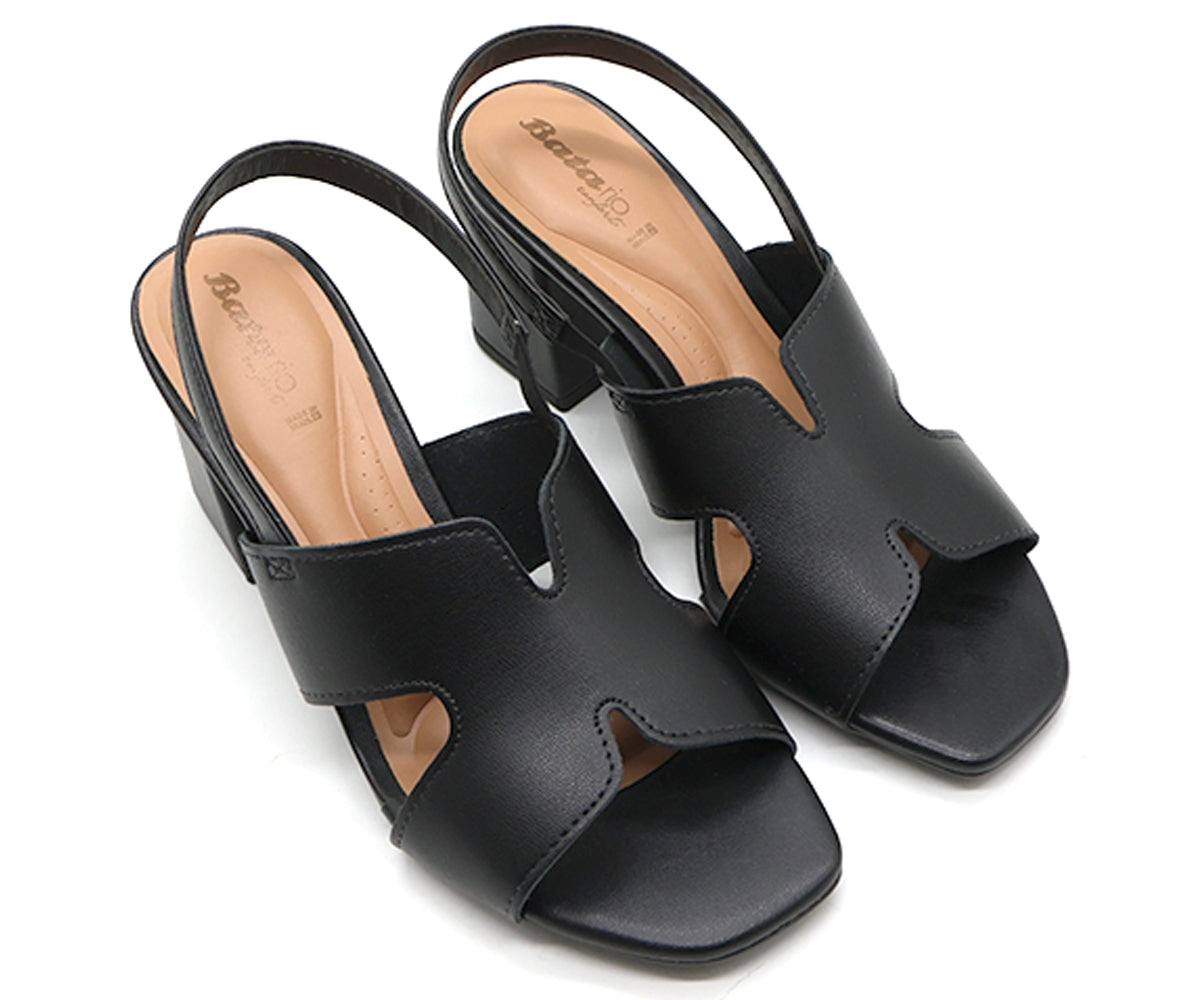 BR Black Cutout Sandal