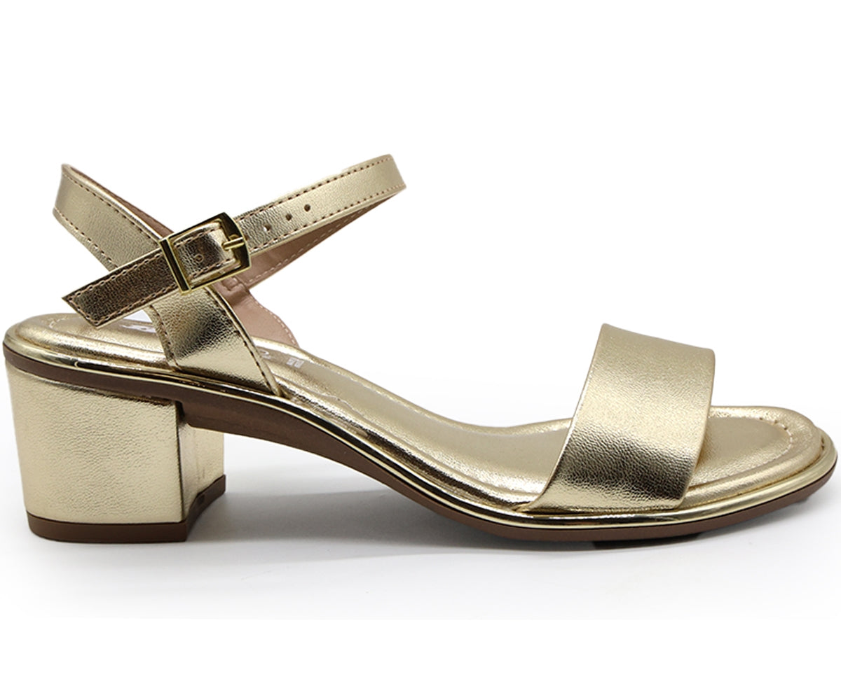 br gold trimmed sandal