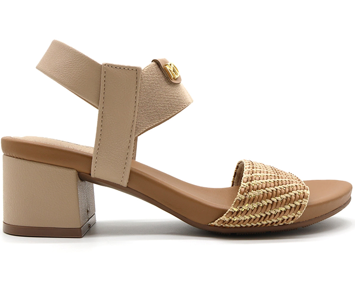 br beige woven sandal