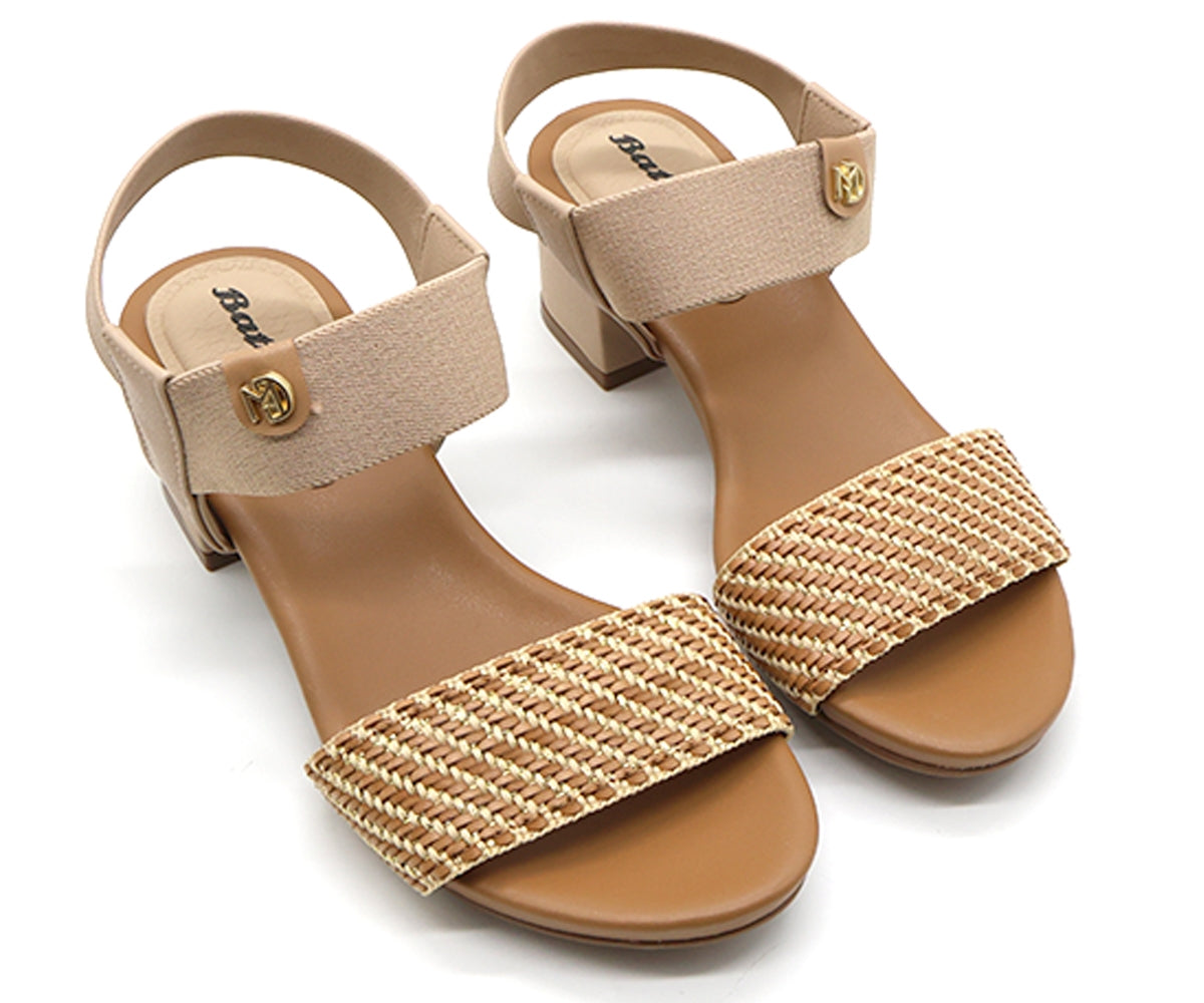 br beige woven sandal