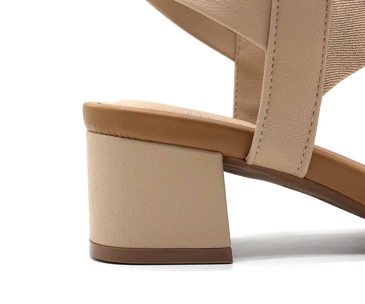 br beige woven sandal