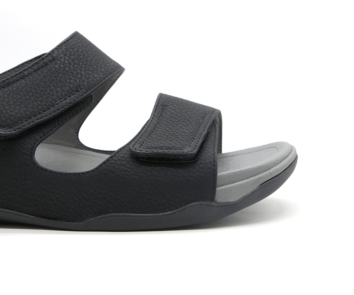 black urban velcro slides