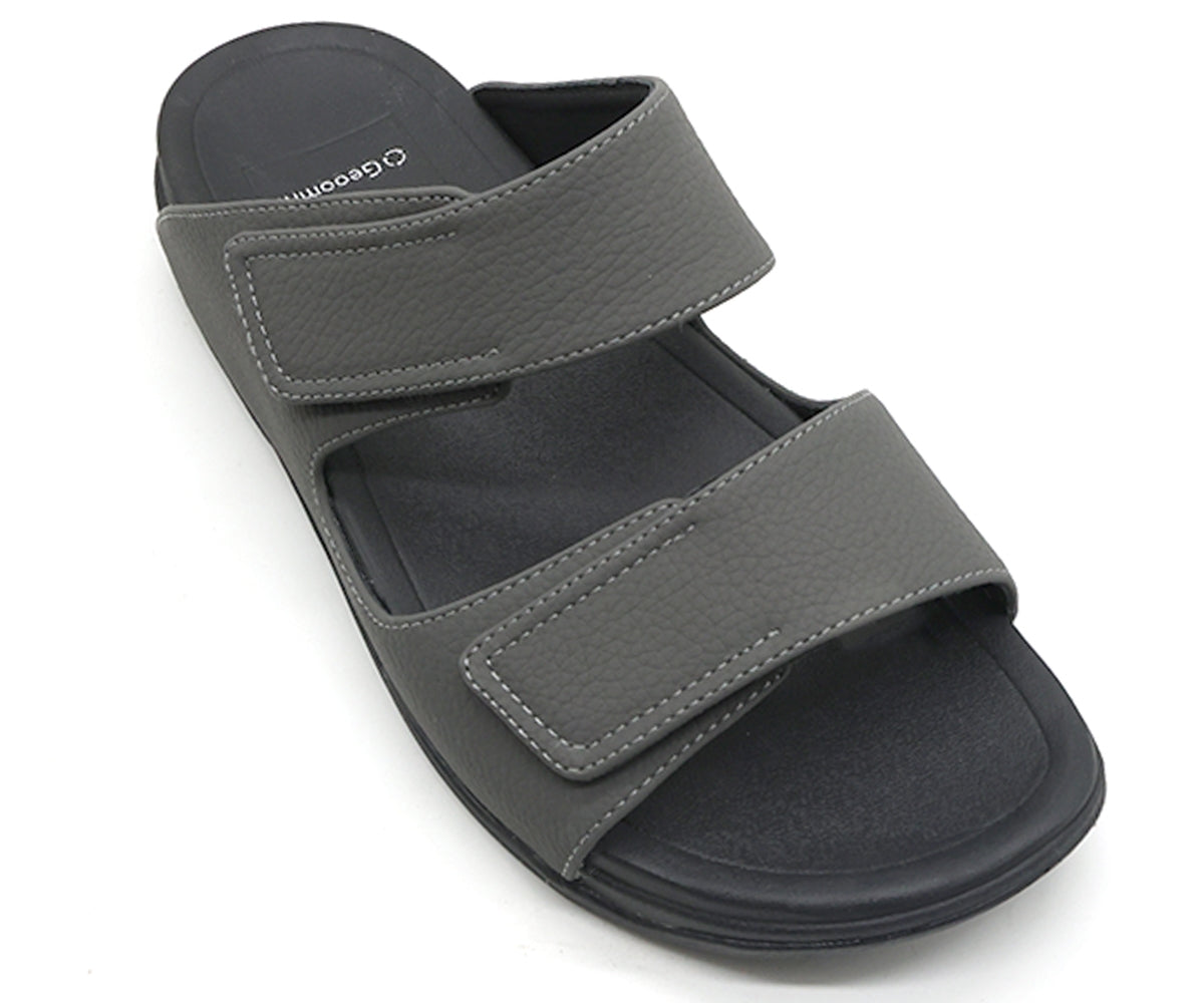 grey urban velcro slides