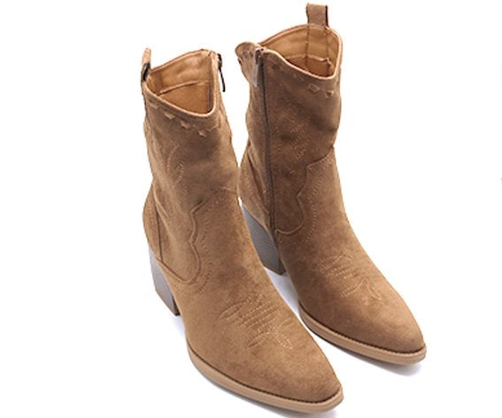 camel suede texas boot