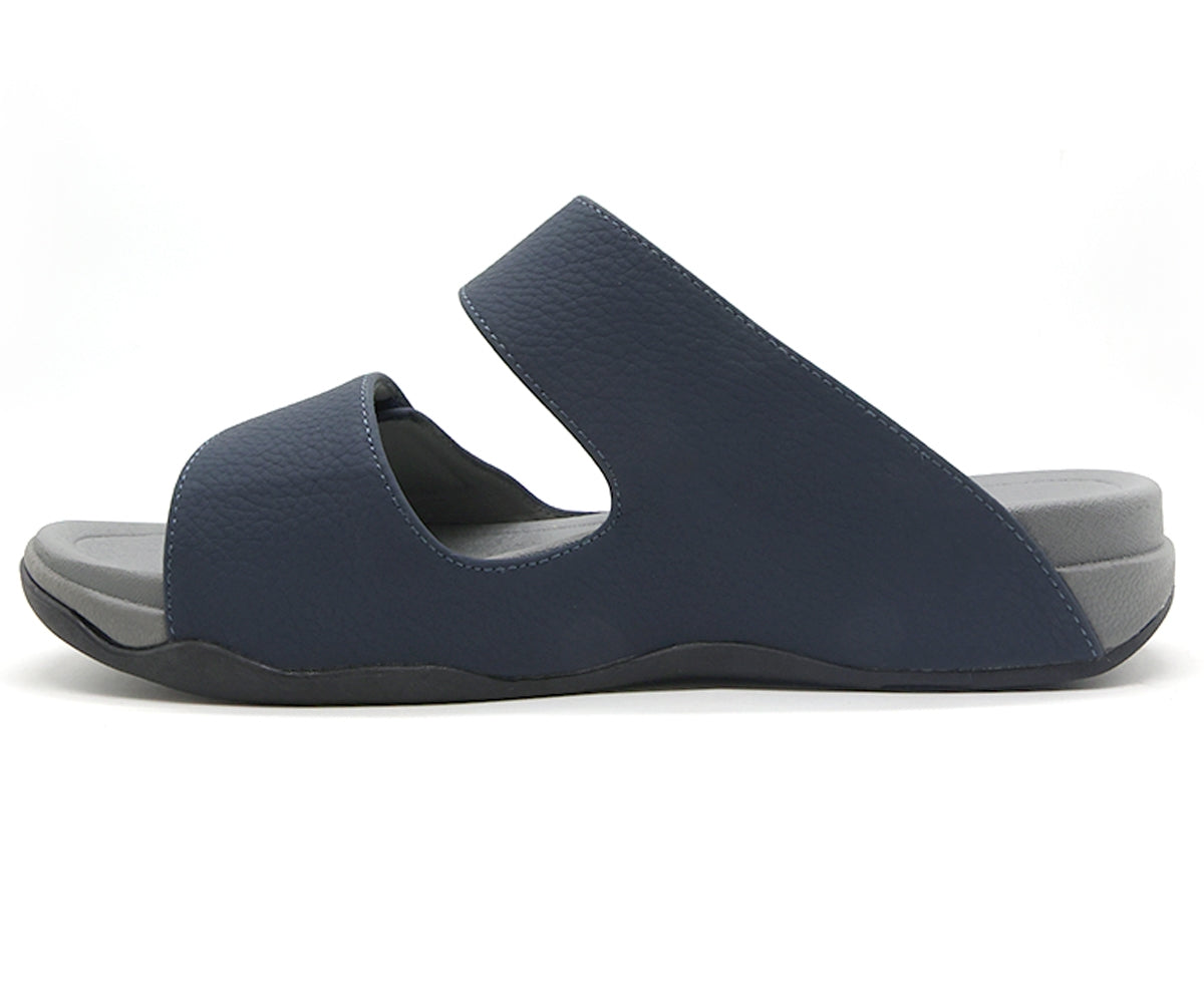 navy urban velcro slides