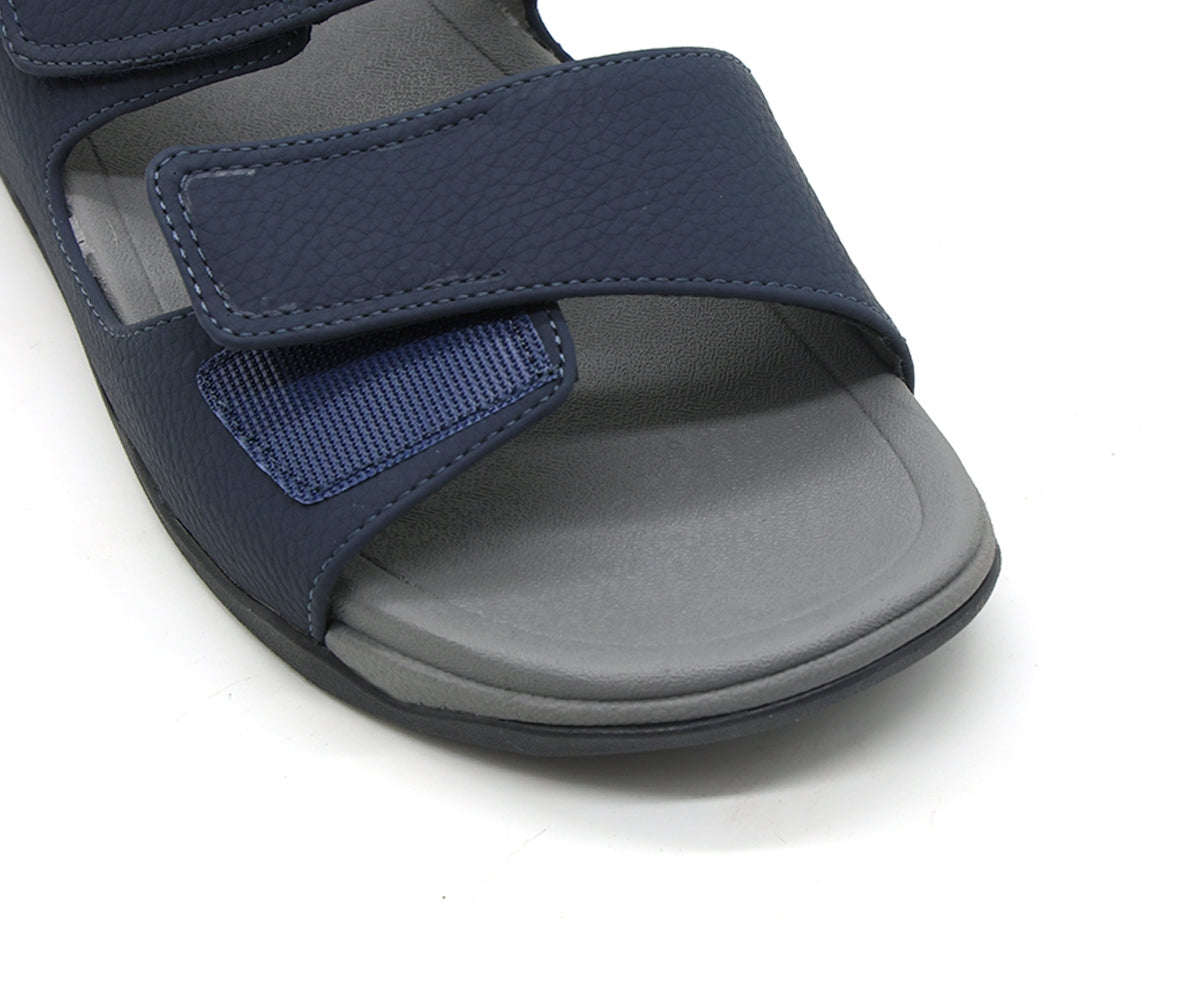 navy urban velcro slides