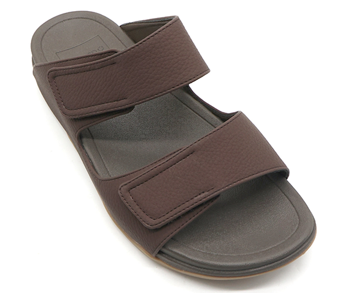 brown urban velcro slides