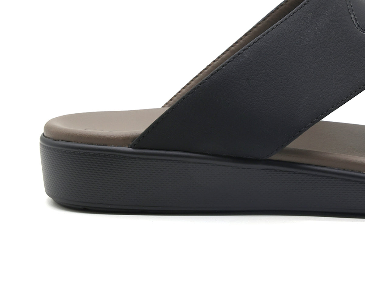 ultra soft black nubuck slides