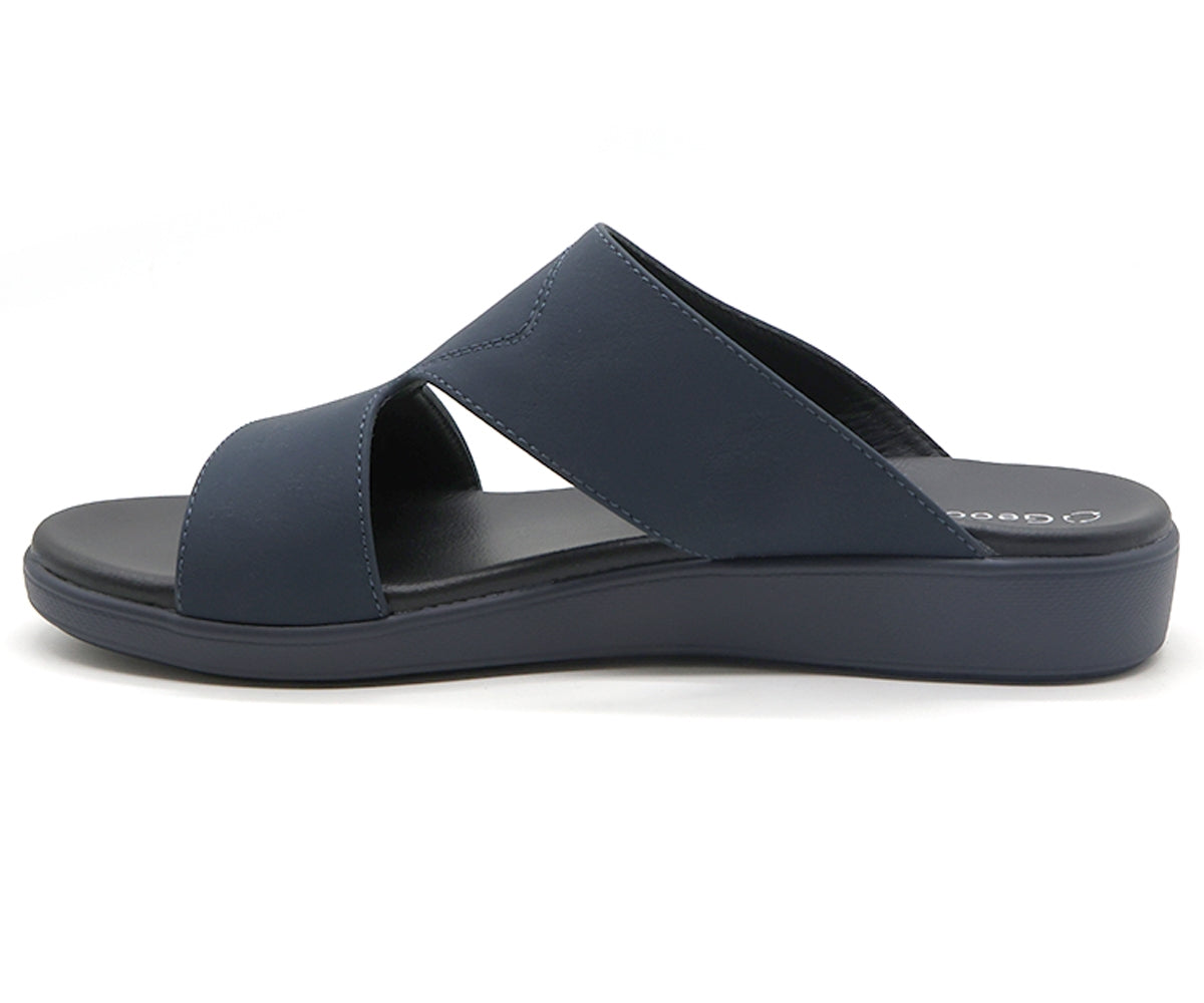 ultra navy nubuck slides