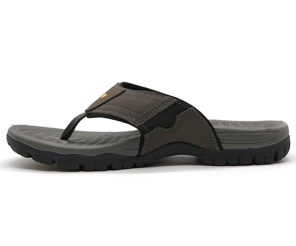 weinbrenner brown thong slides