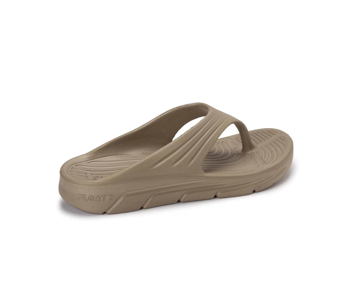 floatz foam beige thong slides