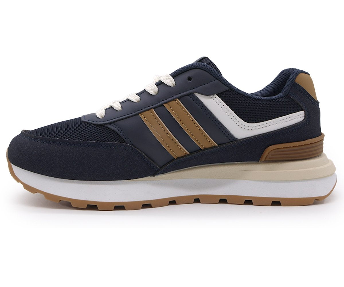 retro navy lace-ups