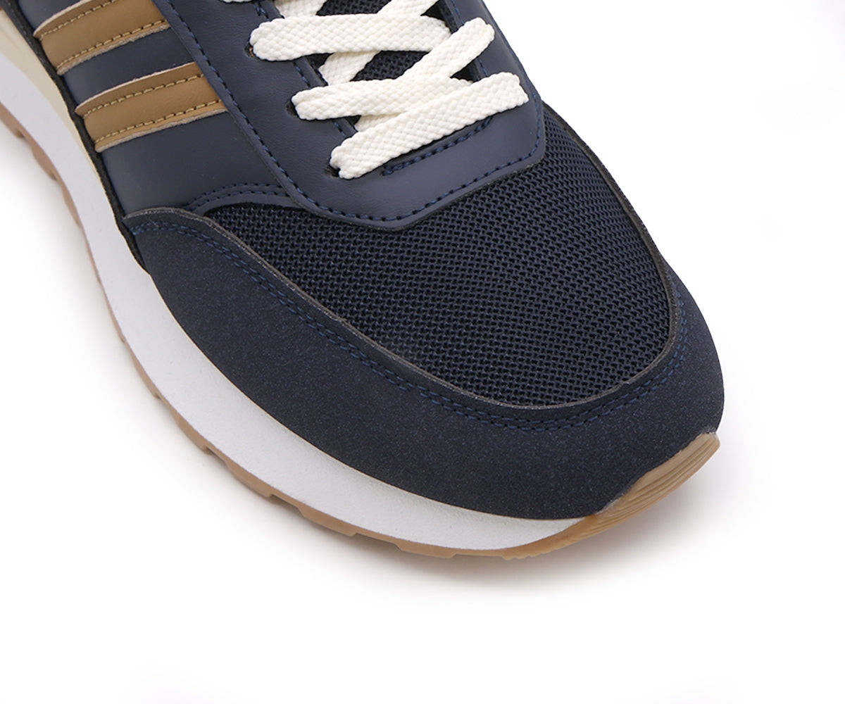 retro navy lace-ups