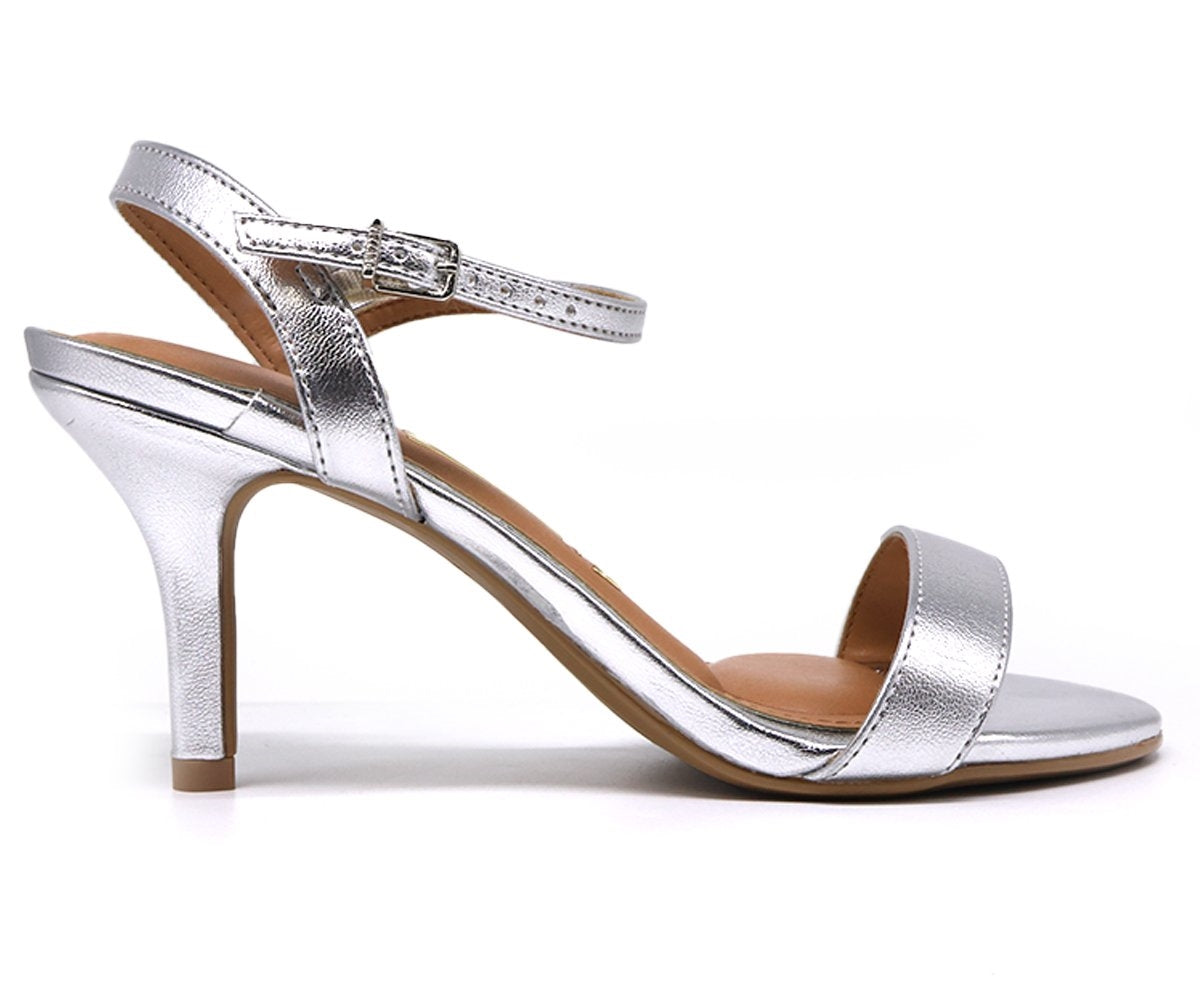 br silver classic sandal