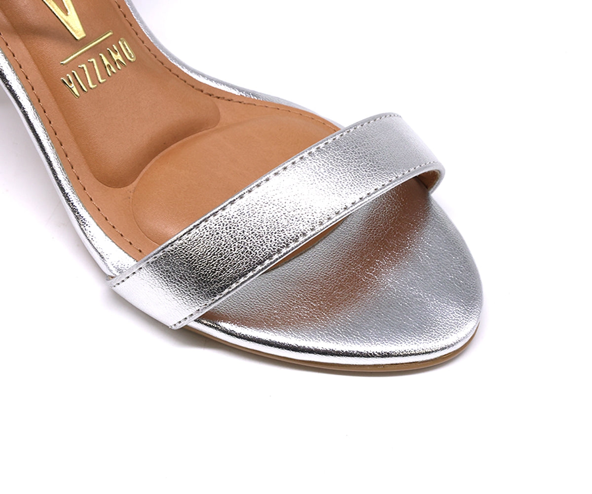 br silver classic sandal