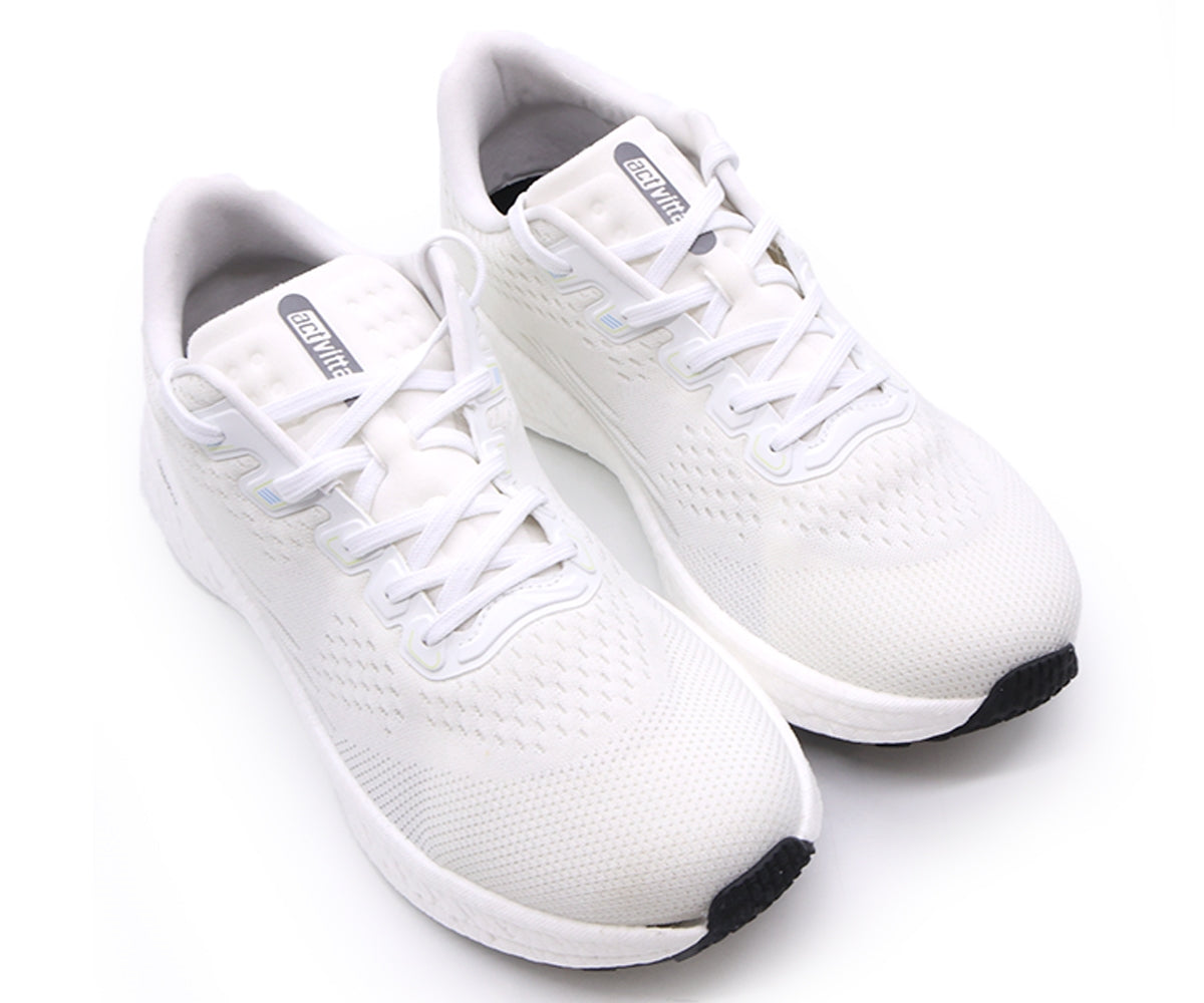 lightfoam all white trainers