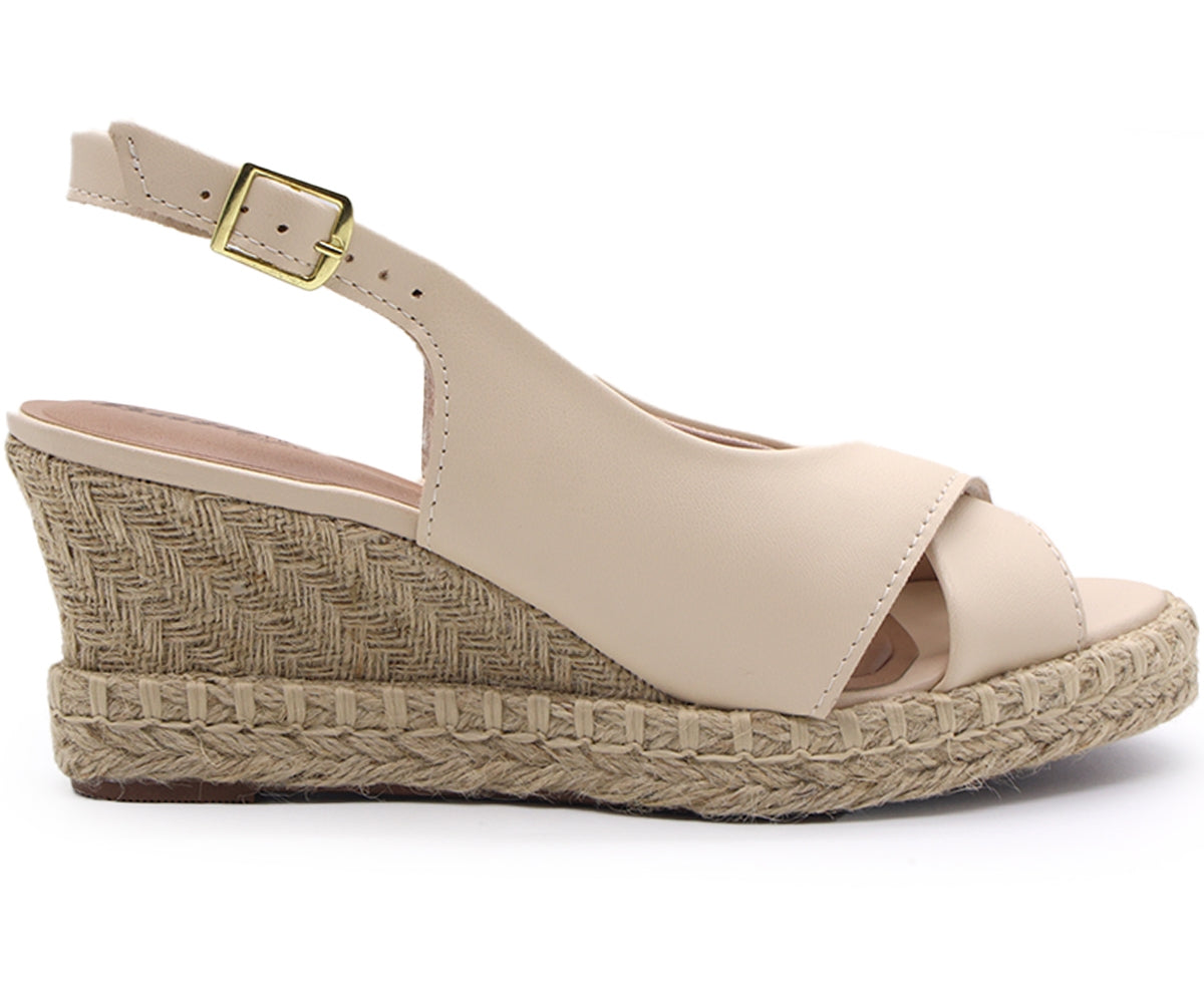 br beige espadrille wedge sandal