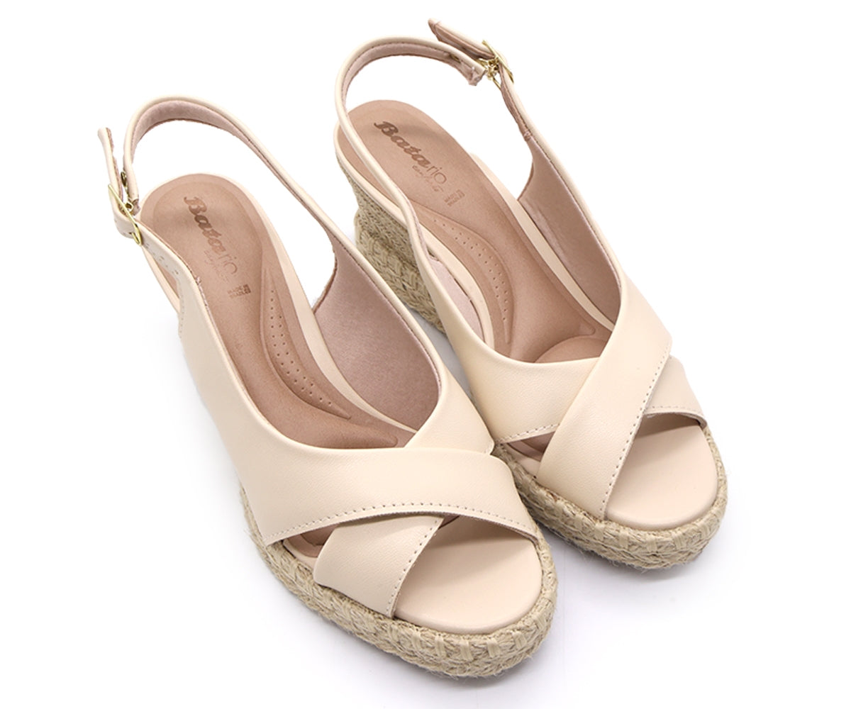 br beige espadrille wedge sandal