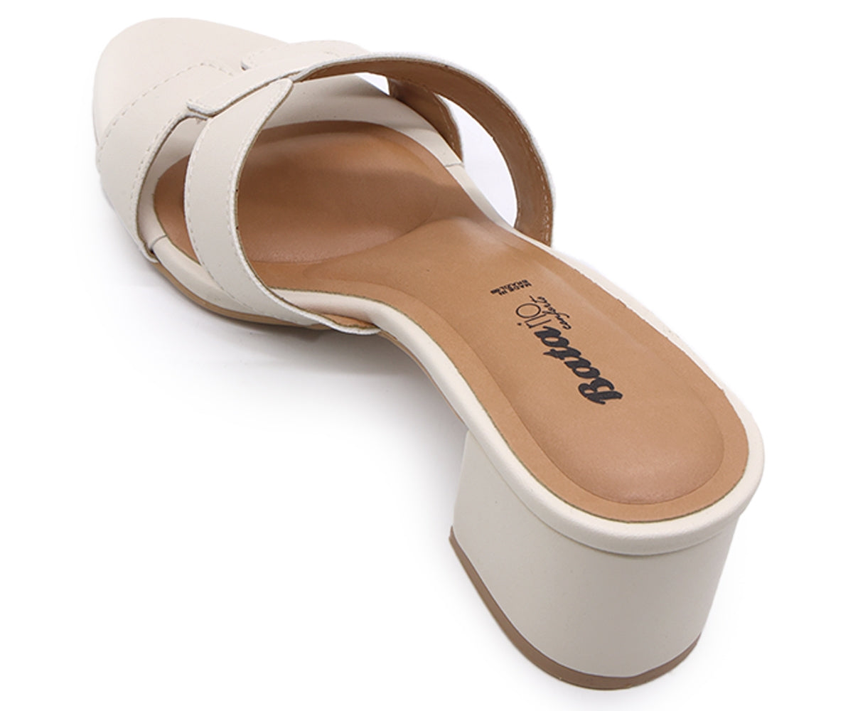 br off-white cut-out mules