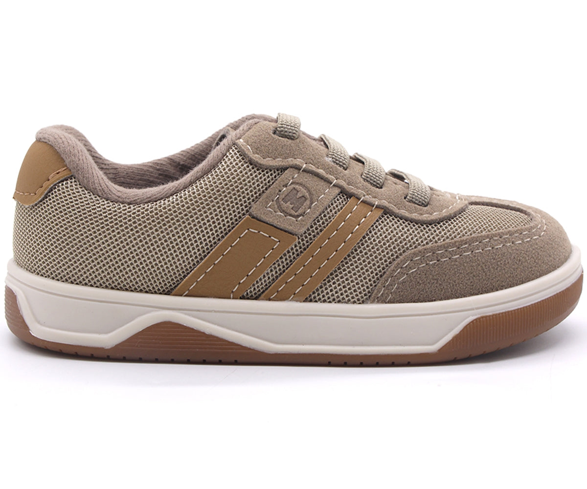br baby beige sneakers w/ elastic lace