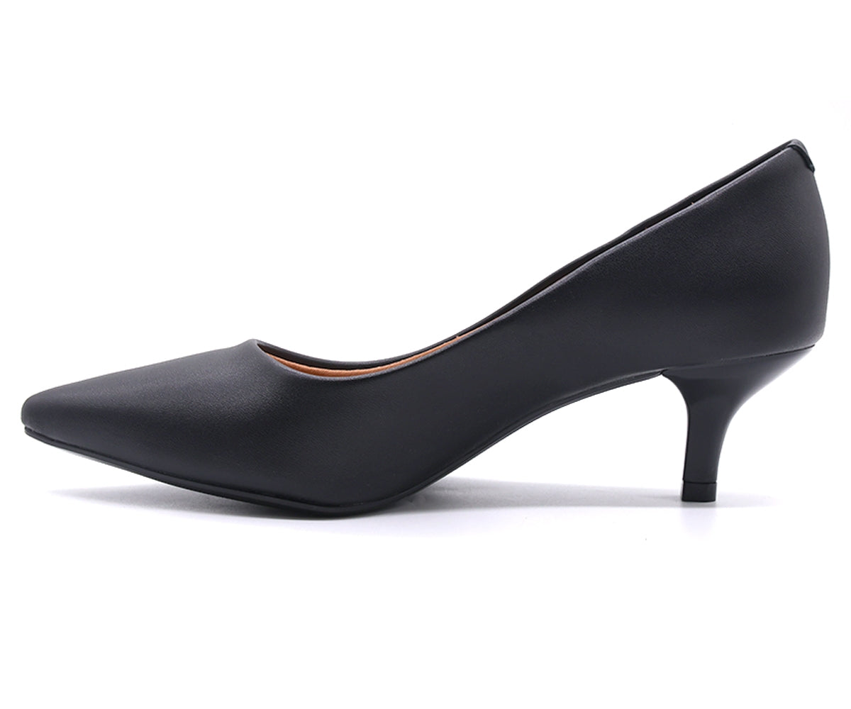 br classic kitten heel black stilettos