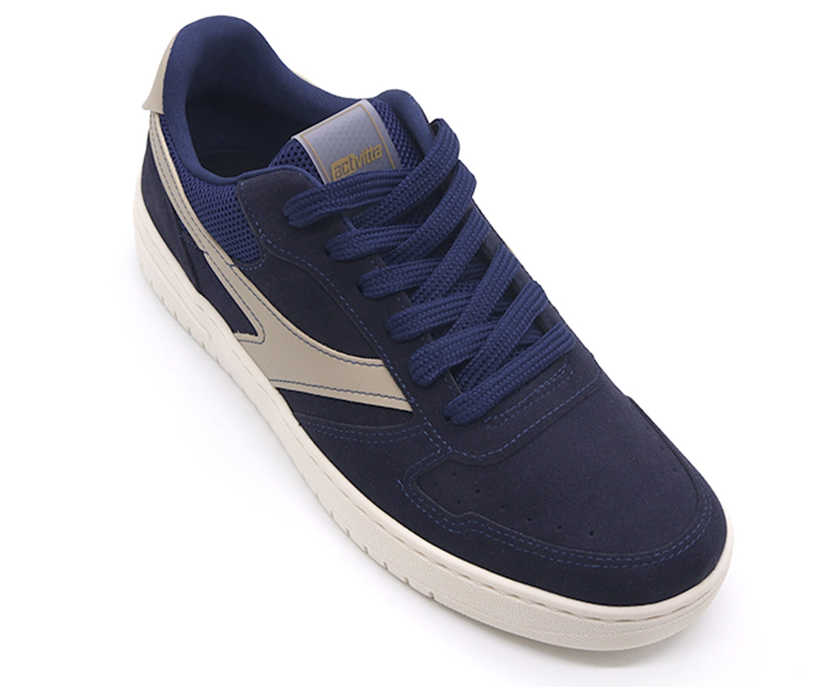 actvitta navy suede trainers