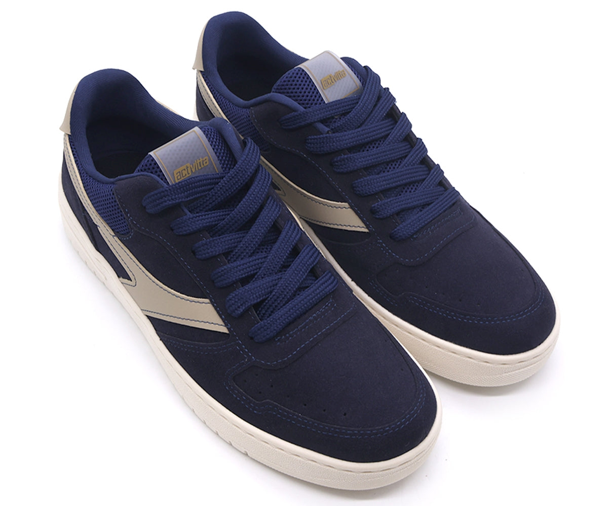 actvitta navy suede trainers