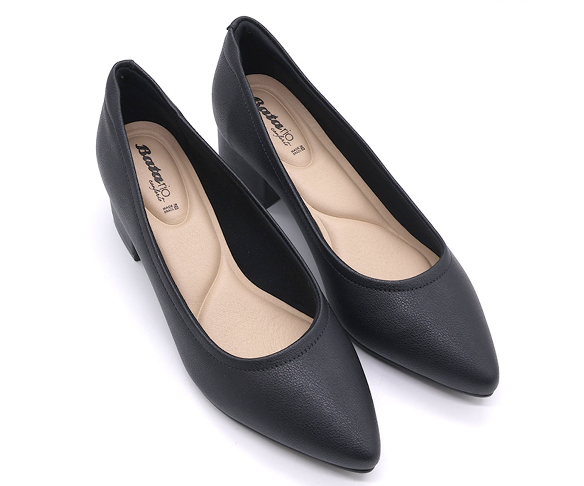 br comfy black block heel stilettos