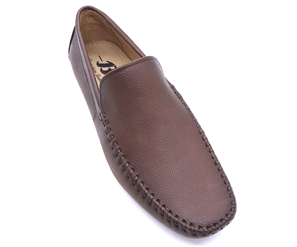 b premium chestnut driving moccasin