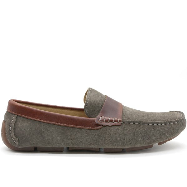 b premium khaki & chestnut moccasins