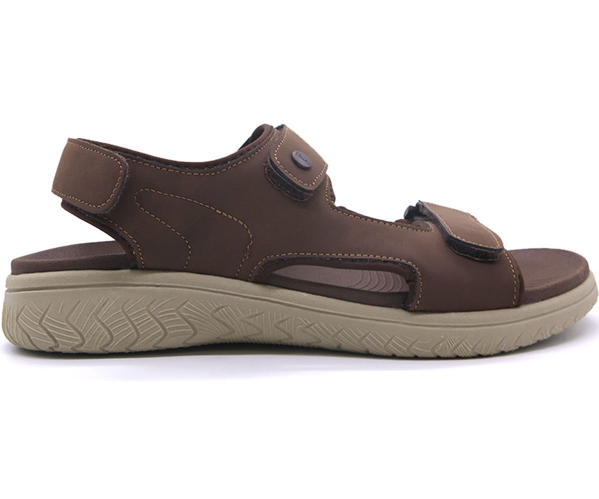 naturfit brown nubuck sandals
