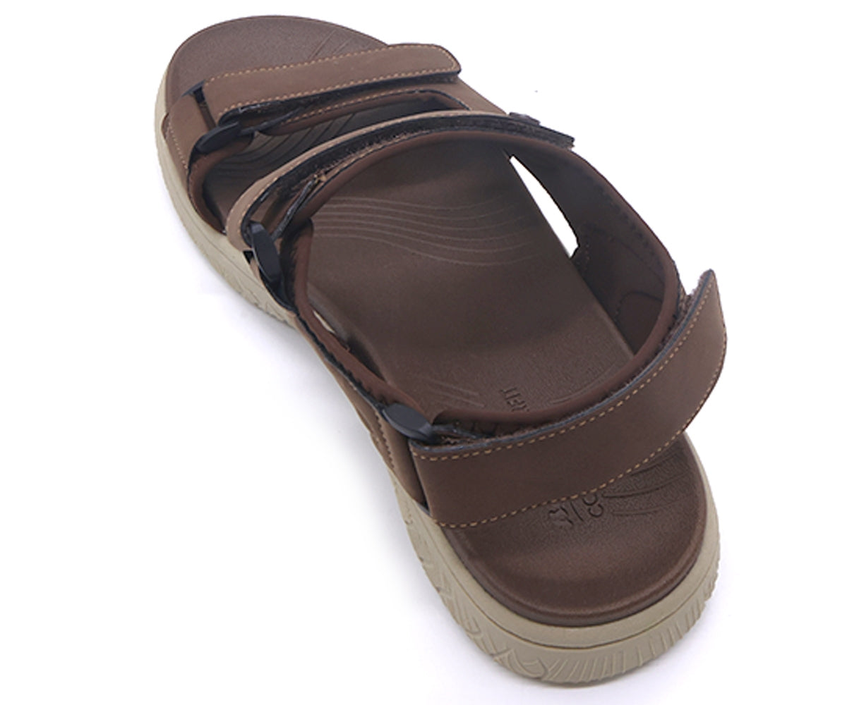 naturfit brown nubuck sandals
