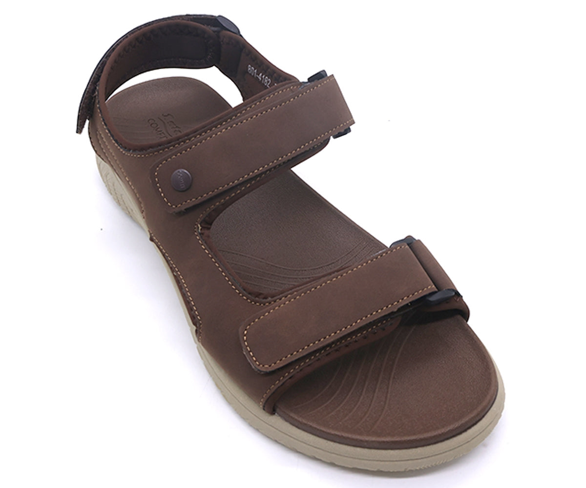 naturfit brown nubuck sandals