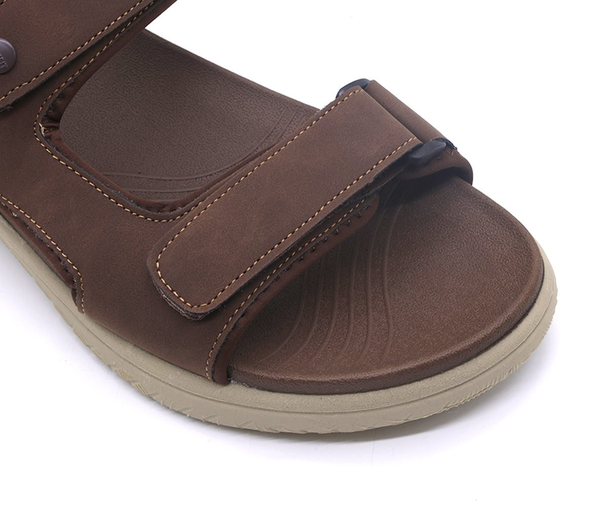 naturfit brown nubuck sandals