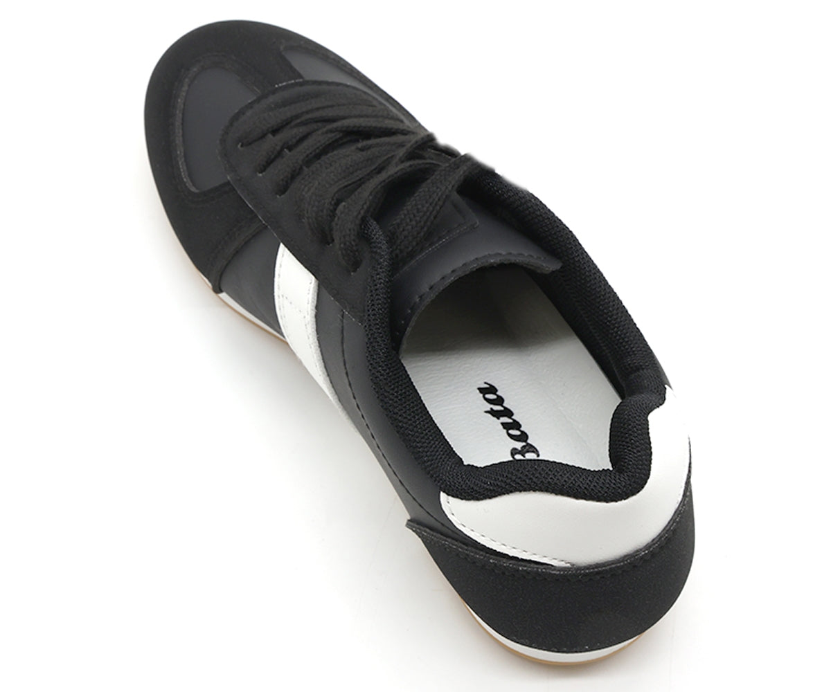black striped trainers