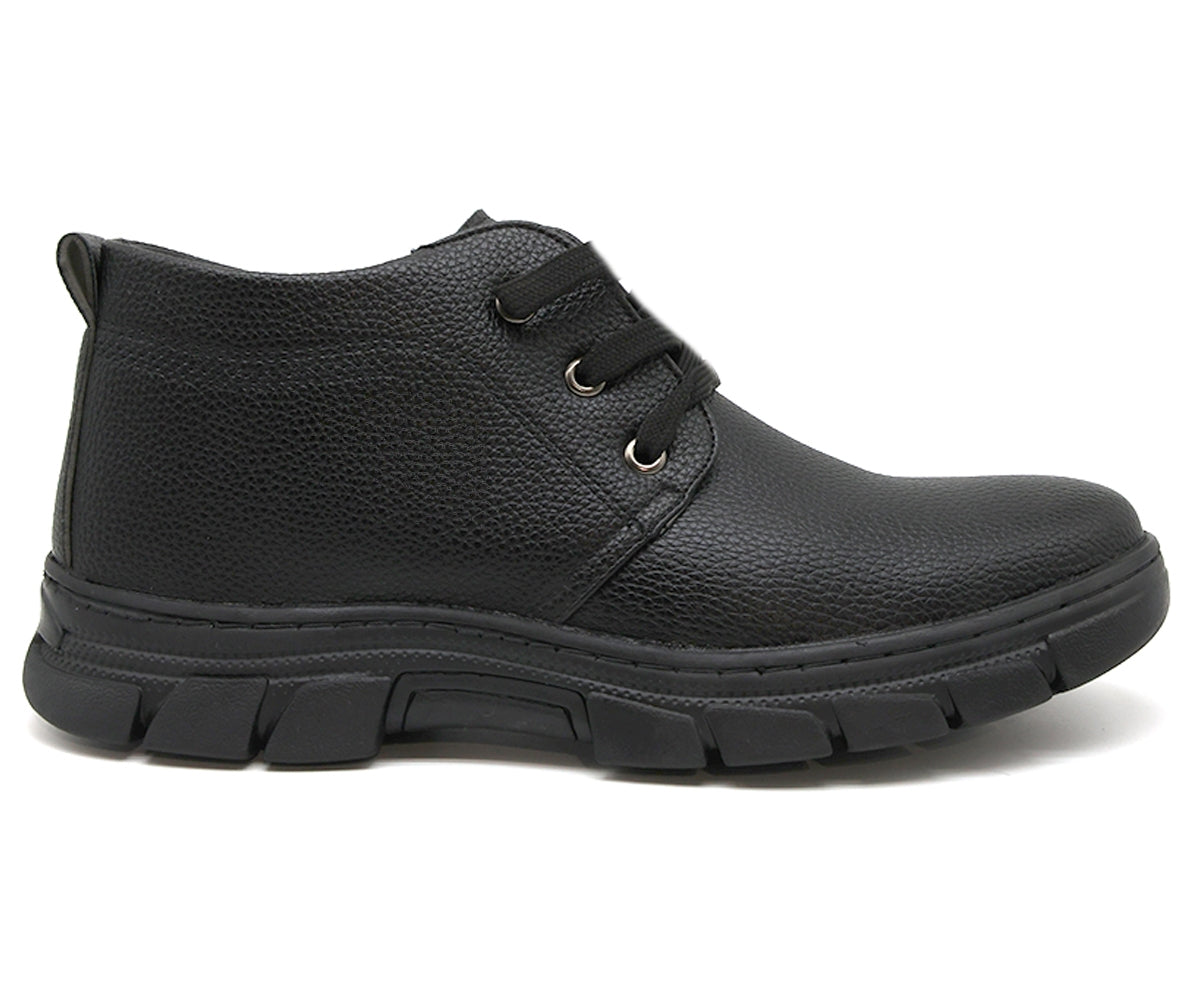 black comfort derby boot