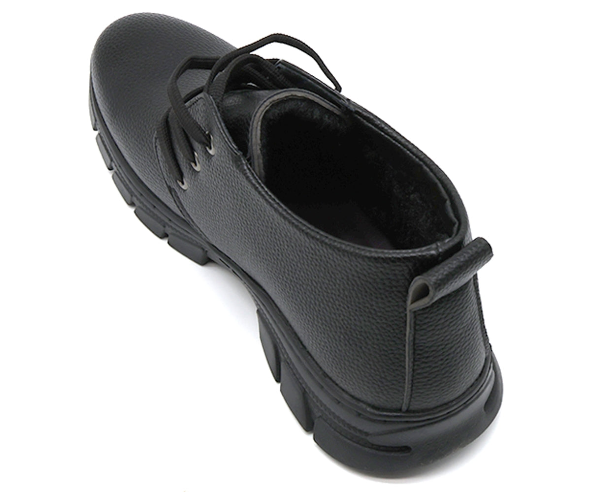 black comfort derby boot