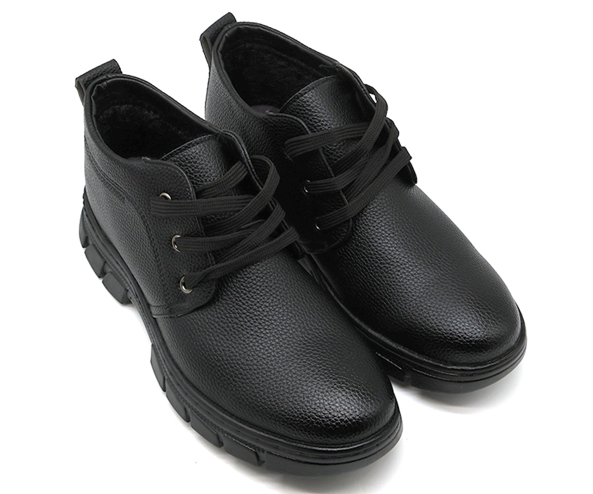 black comfort derby boot