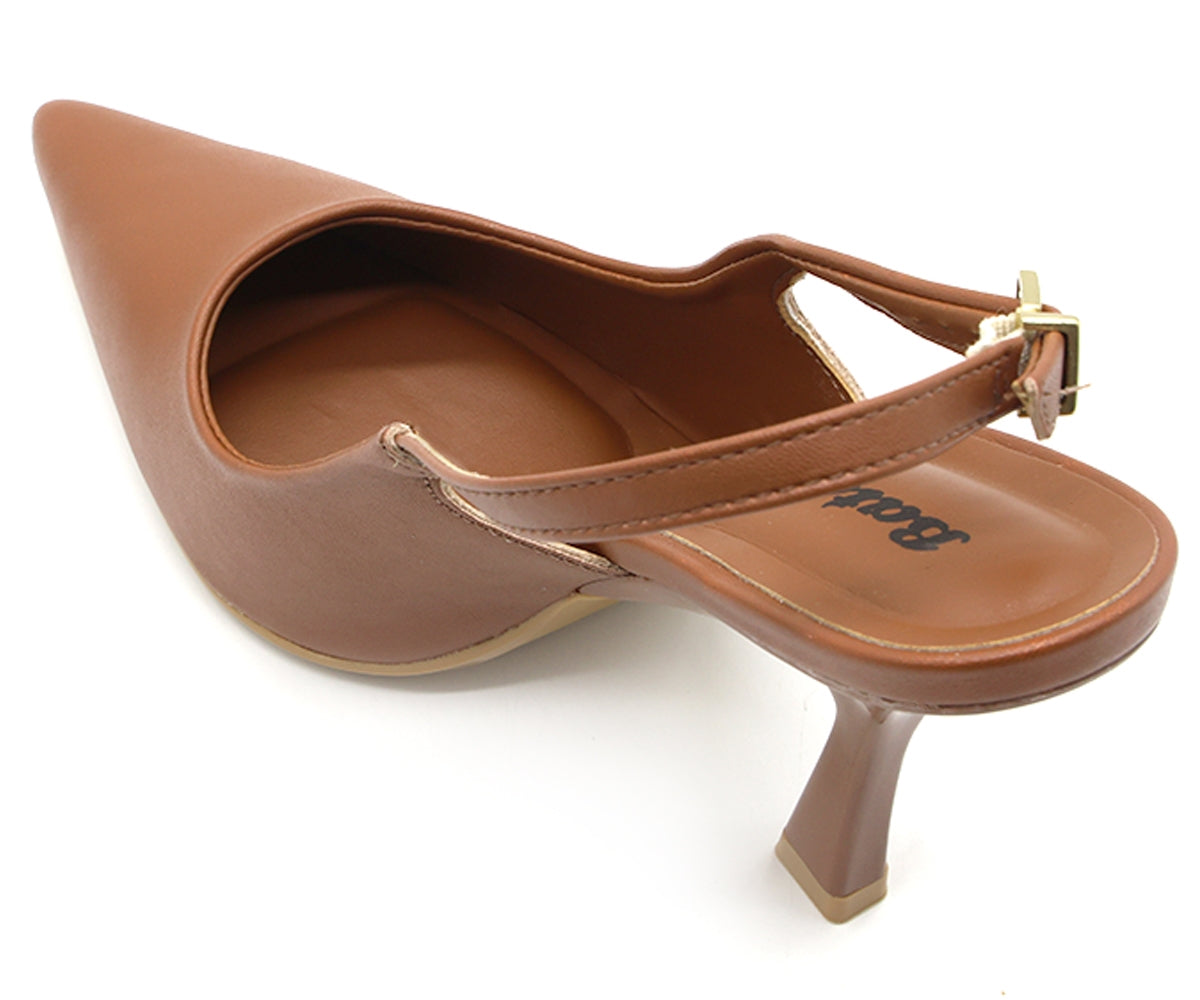 br eccentric camel slingback stilletos