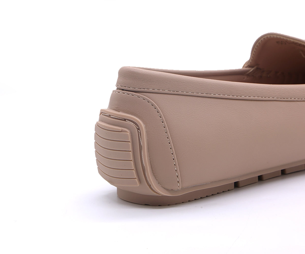 comfit beige bowed moccasin