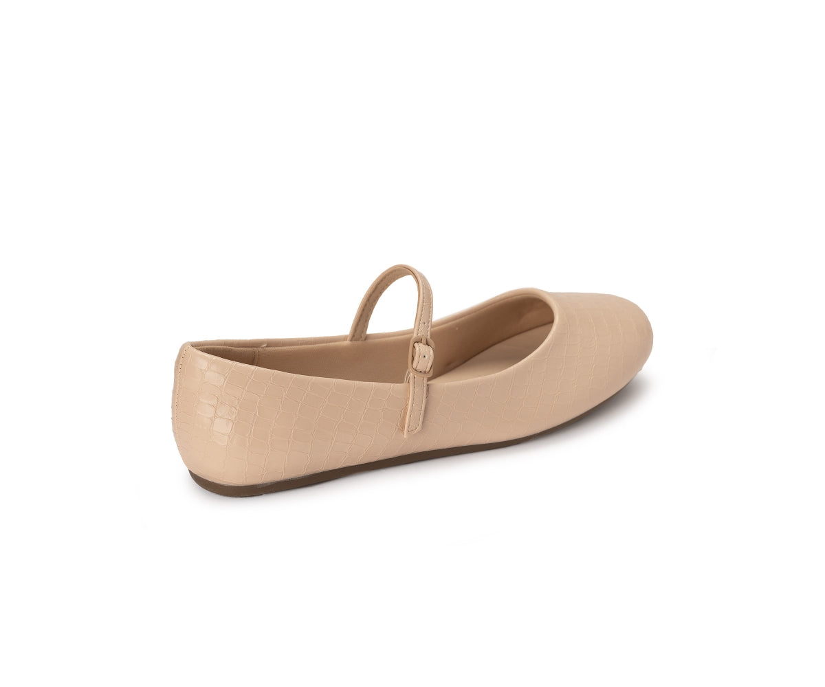 beige croc mary jane