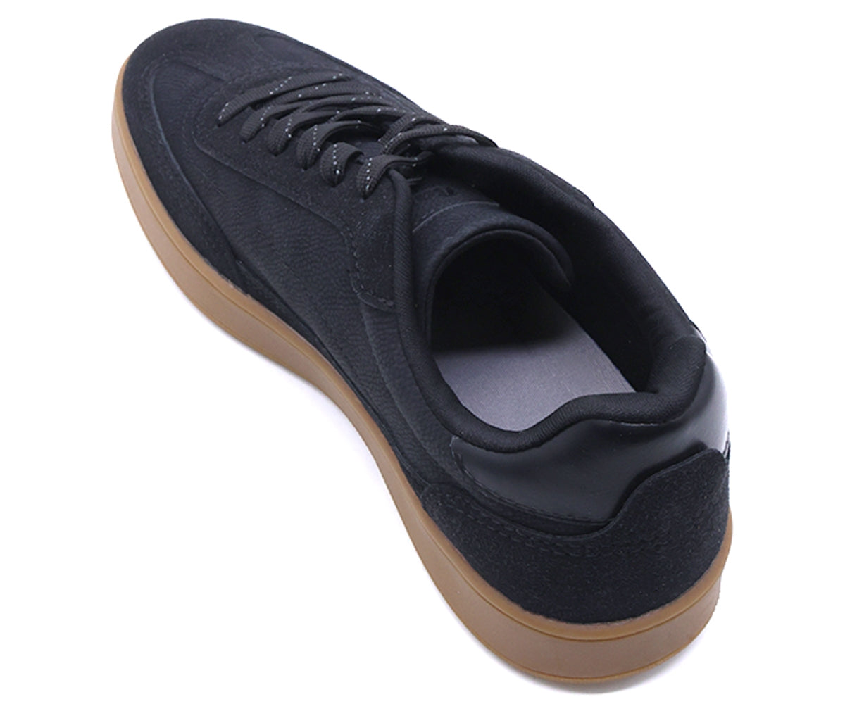 black gum sneakers