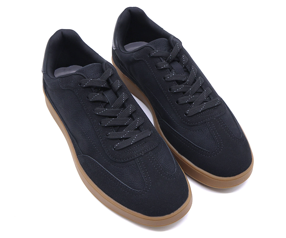 black gum sneakers